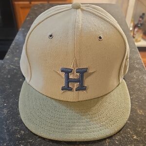Houston Astros Fitted New Era Light Tan 59FIFTY Fitted Cap
